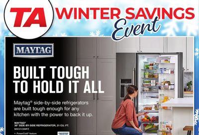 TA Appliances & Barbecues Flyer January 4 to 31