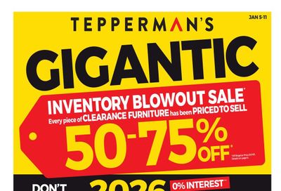 Tepperman's Flyer January 5 to 11