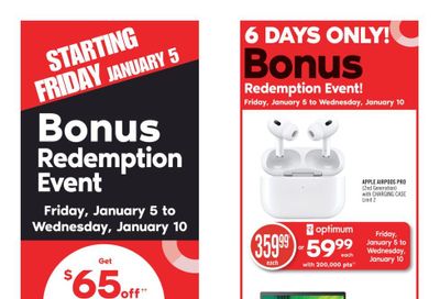Shoppers Drug Mart (West) Flyer January 6 to 11