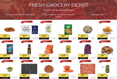 Fresh Grocery Depot Flyer January 4 to 10