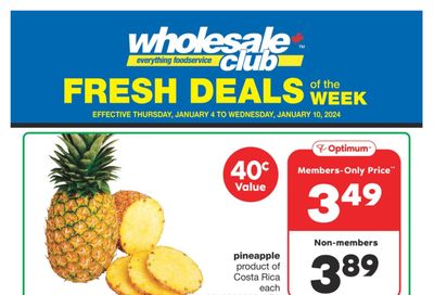 Wholesale Club (Atlantic) Fresh Deals of the Week Flyer January 4 to 10