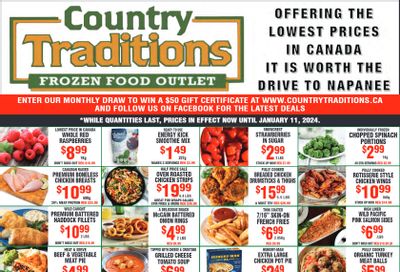 Country Traditions Flyer January 4 to 11