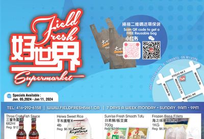 Field Fresh Supermarket Flyer January 5 to 11