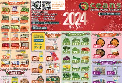Oceans Fresh Food Market (Main St., Brampton) Flyer January 5 to 11