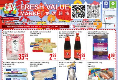 Fresh Value (Scarborough) Flyer January 5 to 11
