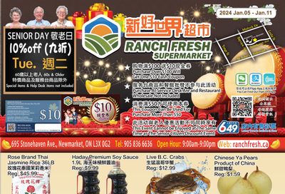 Ranch Fresh Supermarket Flyer January 5 to 11