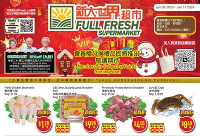 Full Fresh Supermarket Flyer January 5 to 11