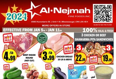 Alnejmah Fine Foods Inc. Flyer January 5 to 11