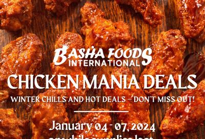 Basha Foods International Flyer January 4 to 7