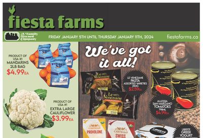 Fiesta Farms Flyer January 5 to 11