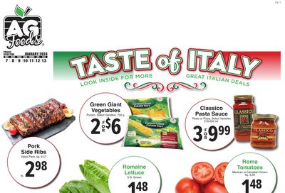 AG Foods Flyer January 7 to 13