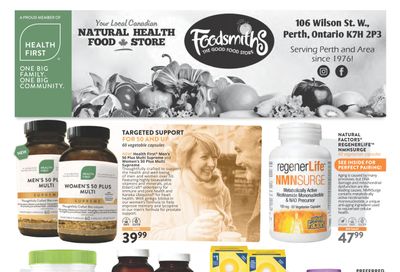 Foodsmith's Health First Flyer January 5 to 20