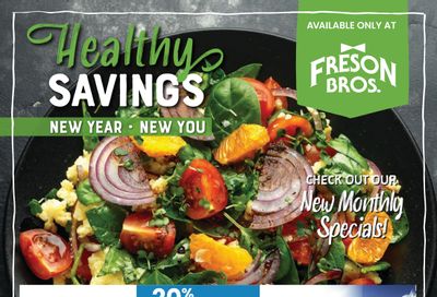 Freson Bros. Healthy Savings Flyer December 29 to February 1