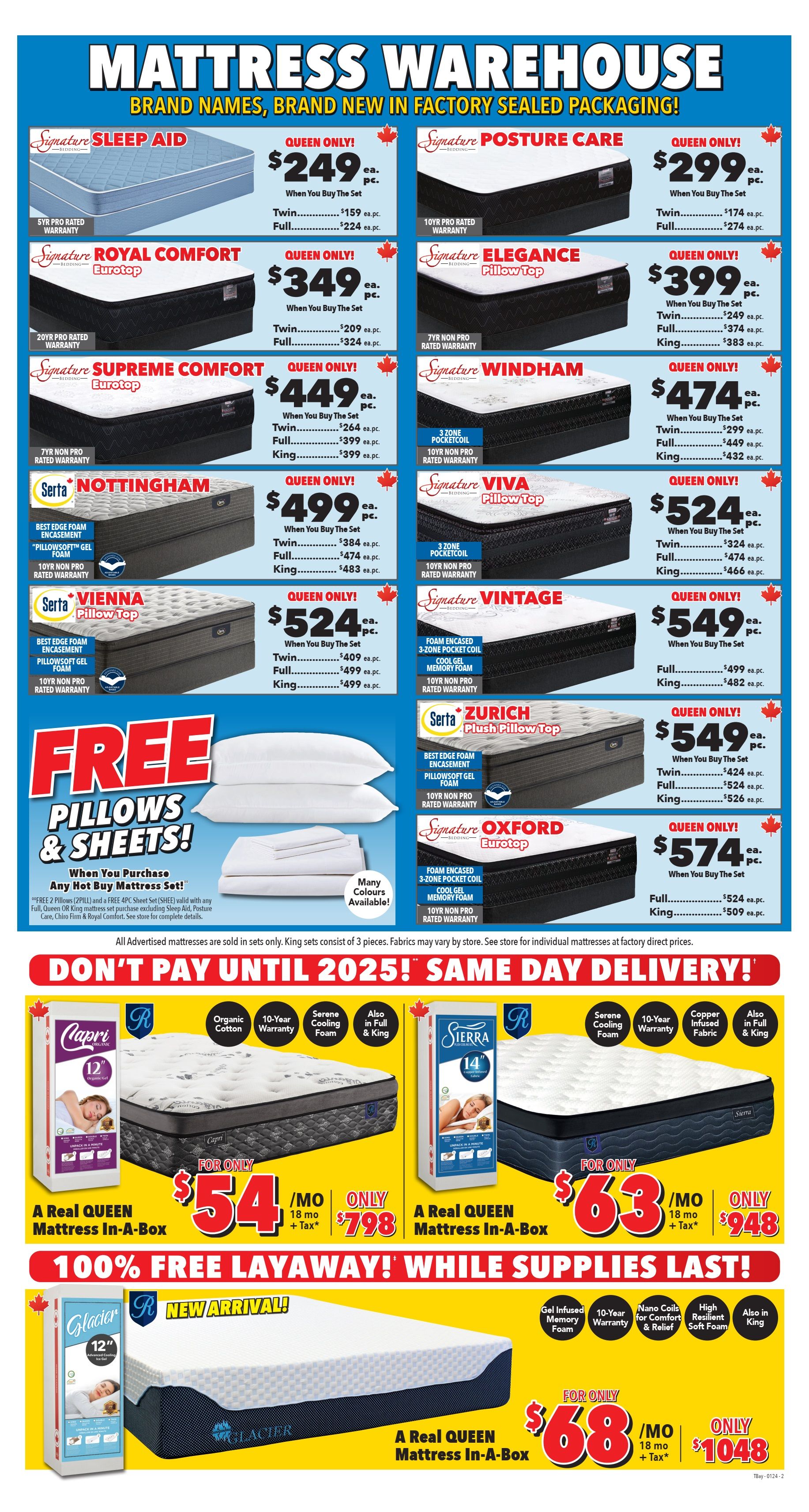 Surplus Furniture & Mattress Warehouse (Thunder Bay) Flyer January 8 to 28