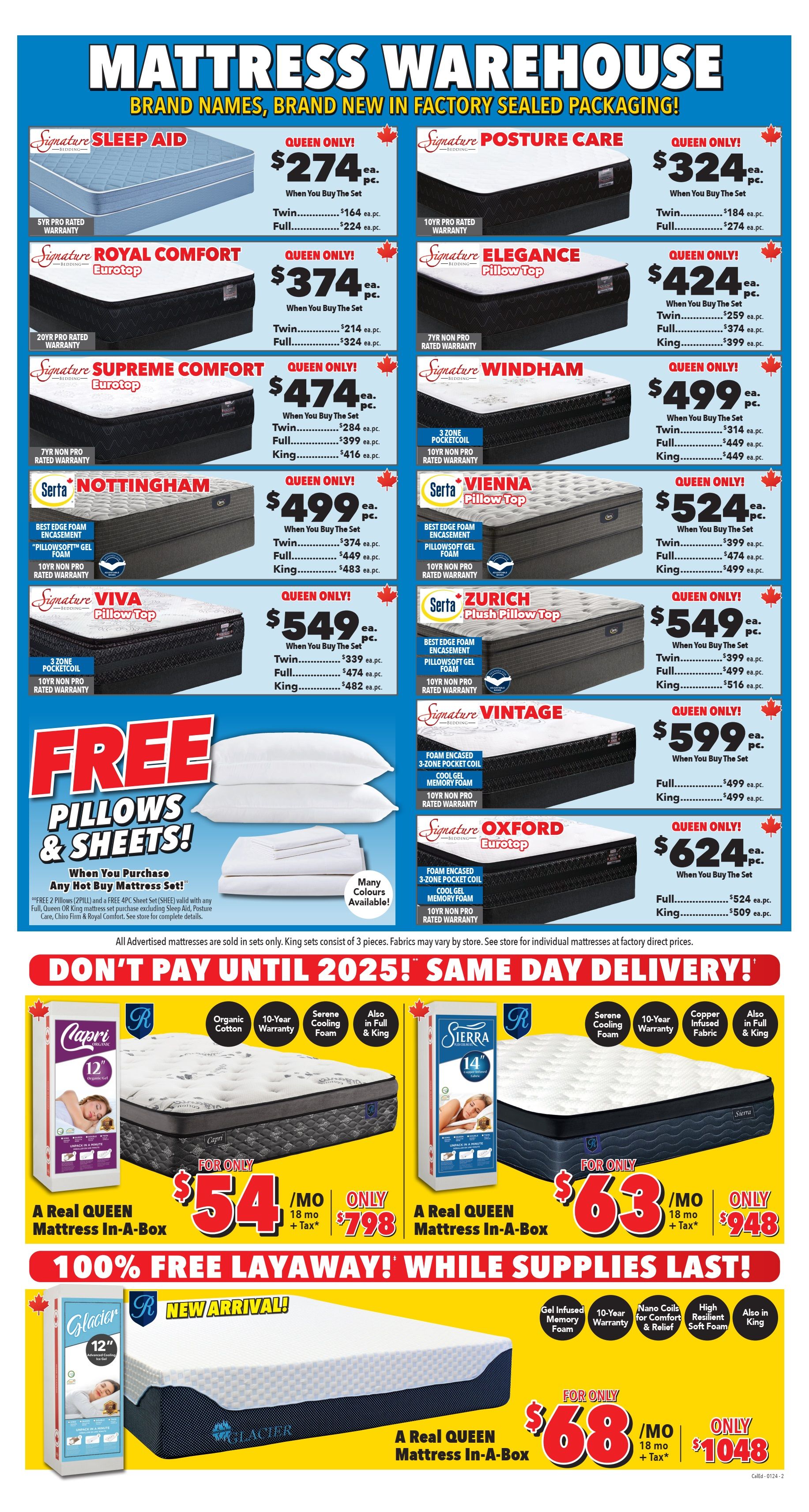Surplus Furniture & Mattress Warehouse (Calgary, Edmonton) Flyer January 8 to 28