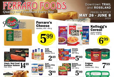 Ferraro Foods Flyer May 26 to June 8