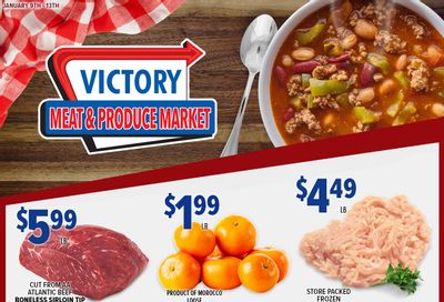 Victory Meat Market Flyer January 9 to 13