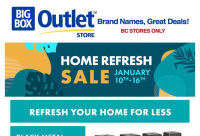 Big Box Outlet Store Flyer January 10 to 16