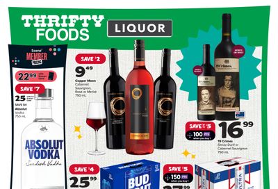 Thrifty Foods Liquor Flyer January 11 to 24