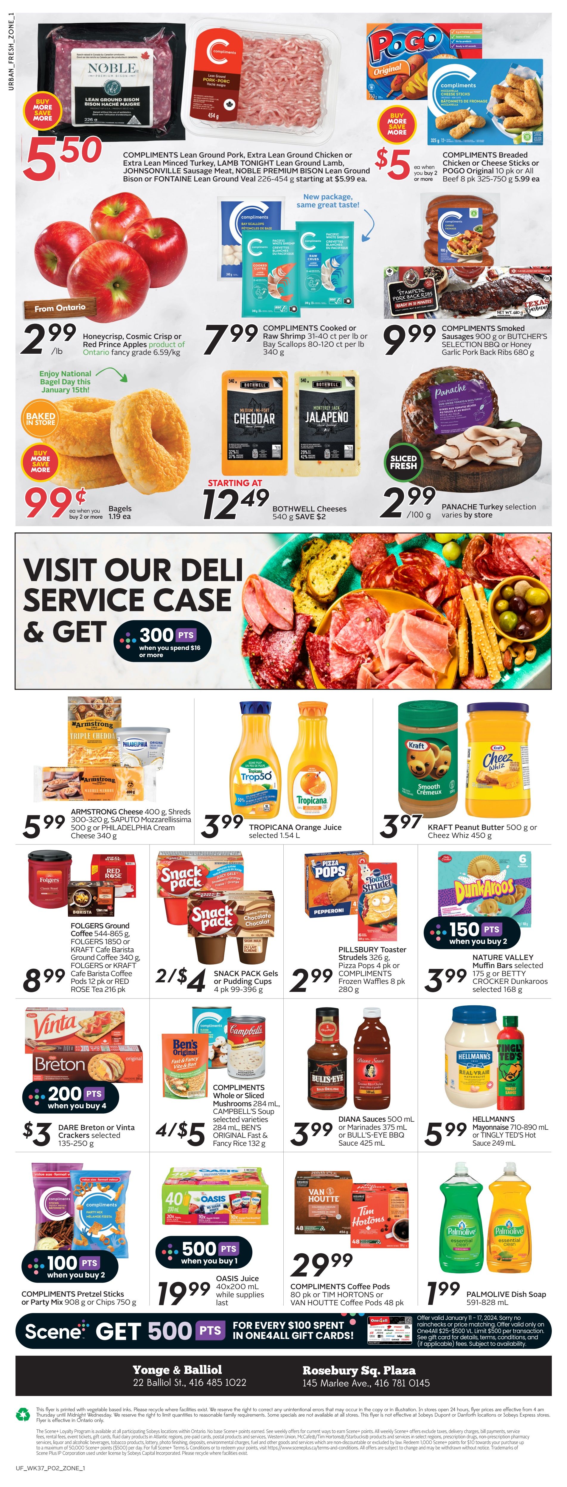 Sobeys Urban Fresh Flyer January 11 to 17