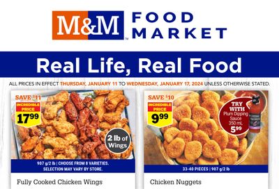 M&M Food Market (Atlantic & West) Flyer January 11 to 17