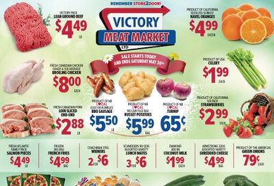 Victory Meat Market Flyer May 26 to 30