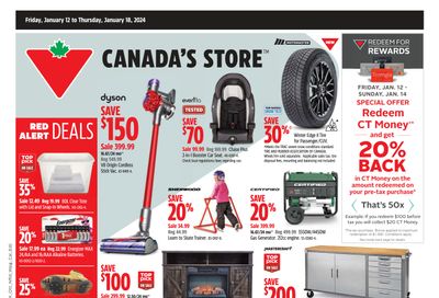 Canadian Tire (West) Flyer January 12 to 18