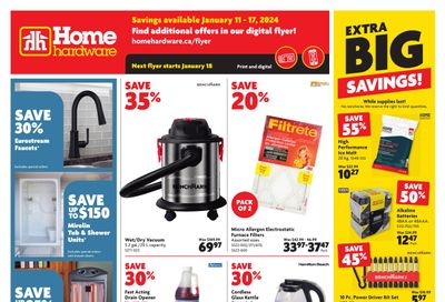 Home Hardware (BC) Flyer January 11 to 17