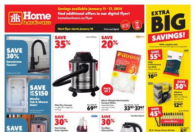 Home Hardware (Atlantic) Flyer January 11 to 17