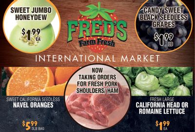 Fred's Farm Fresh Flyer January 10 to 16