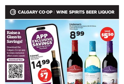 Calgary Co-op Liquor Flyer January 11 to 17