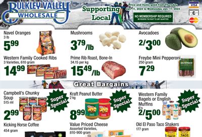 Bulkley Valley Wholesale Flyer January 11 to 17