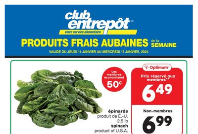 Wholesale Club (QC) Fresh Deals of the Week Flyer January 11 to 17