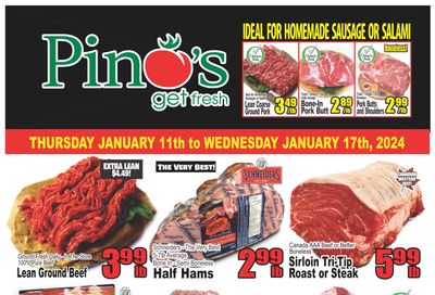 Pino's Flyer January 11 to 17