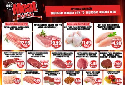 M.R. Meat Market Flyer January 11 to 18