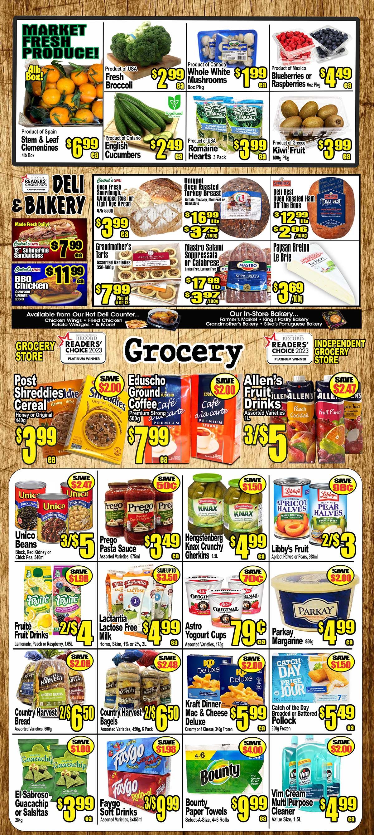 Central Fresh Market Flyer January 11 to 18