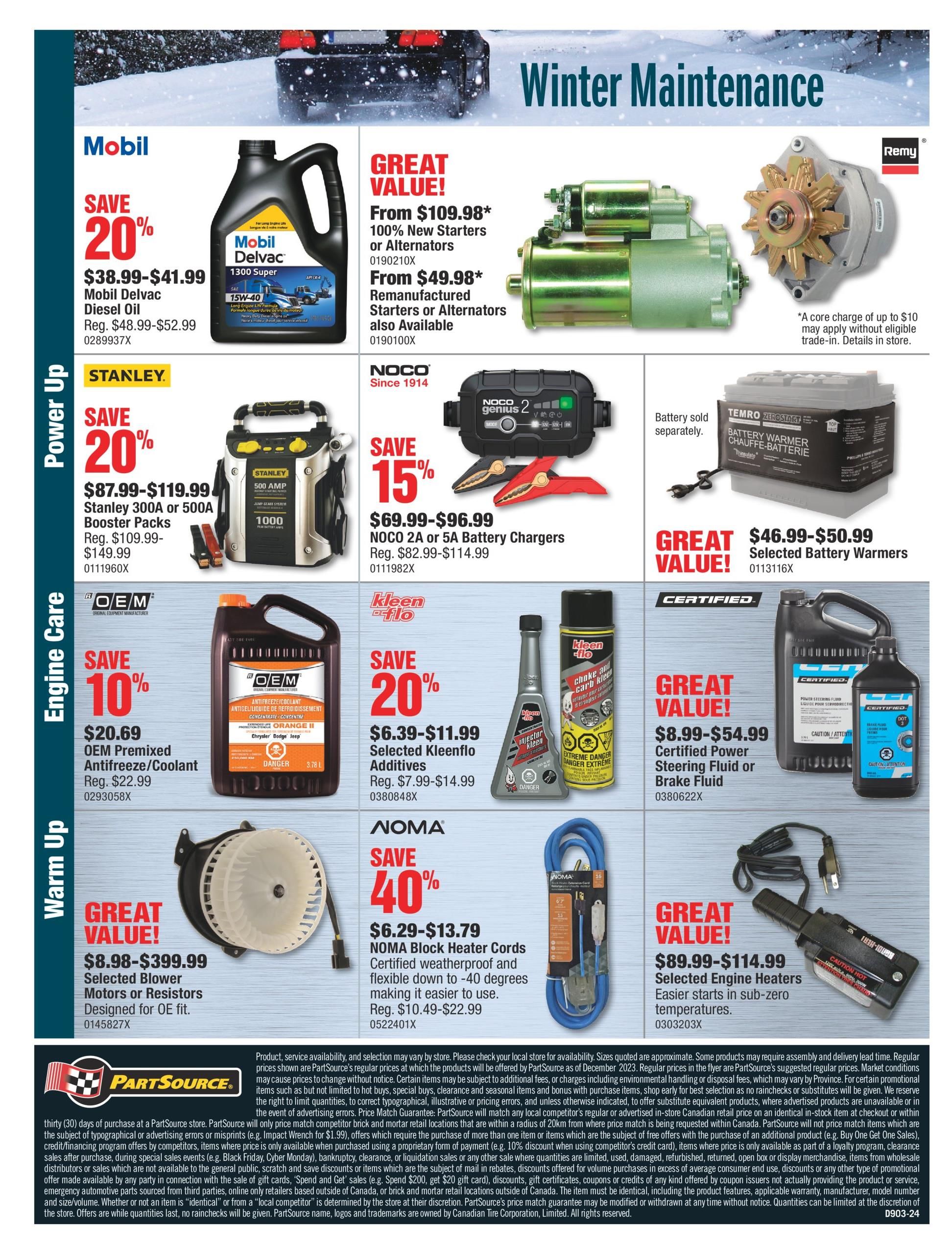 PartSource Flyer January 12 to 24