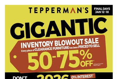 Tepperman's Flyer January 12 to 18