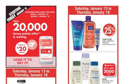 Shoppers Drug Mart (West) Flyer January 13 to 18