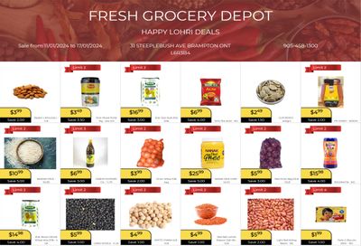 Fresh Grocery Depot Flyer January 11 to 17