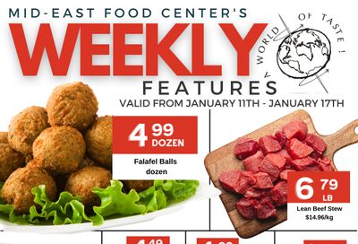 Mid-East Food Centre Flyer January 11 to 17