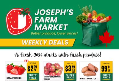 Joseph's Farm Market Flyer January 12 to 17