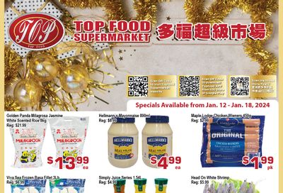 Top Food Supermarket Flyer January 12 to 18