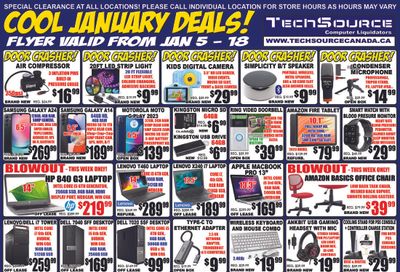 TechSource Flyer January 5 to 18