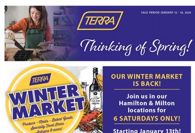 Terra Greenhouses Flyer January 12 to 18
