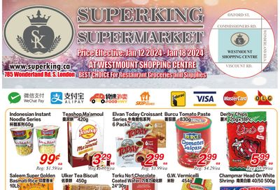 Superking Supermarket (London) Flyer January 12 to 18