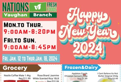 Nations Fresh Foods (Vaughan) Flyer January 12 to 18