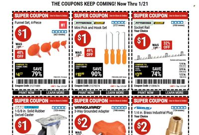 Harbor Freight Weekly Ad Flyer Specials January 9 to January 21, 2024