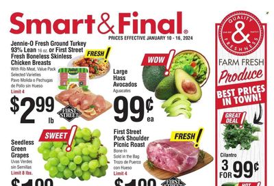 Smart & Final (CA) Weekly Ad Flyer Specials January 10 to January 16, 2024