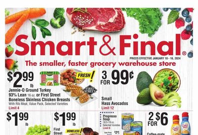 Smart & Final (AZ) Weekly Ad Flyer Specials January 10 to January 16, 2024
